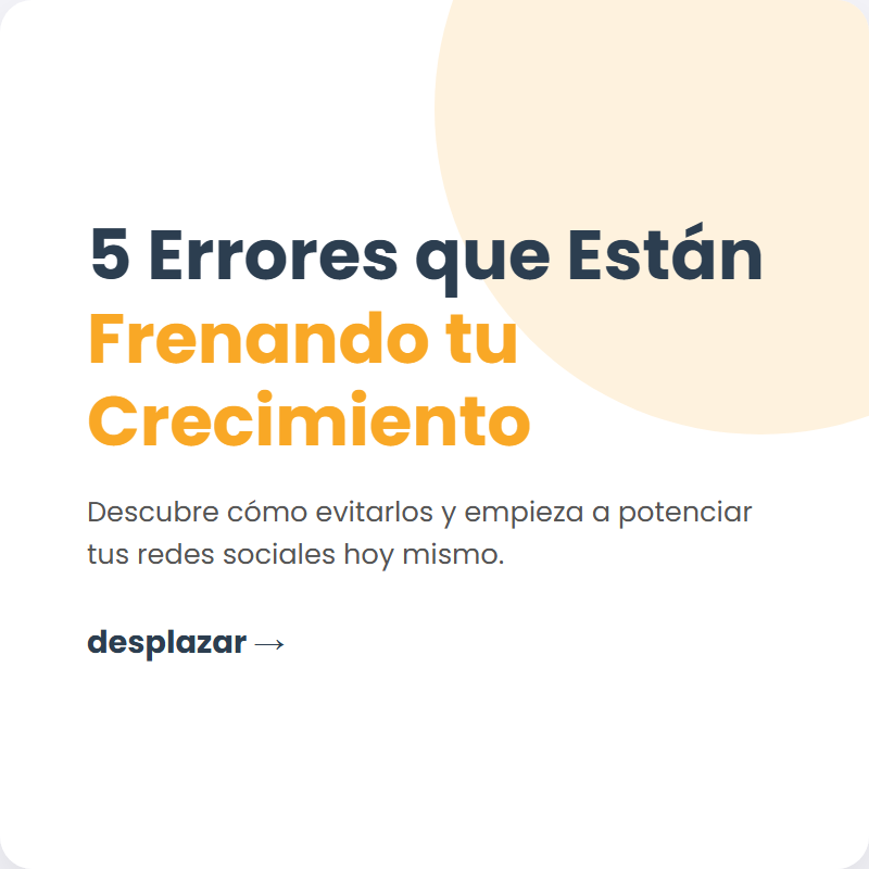 5 Errores que Frenan tu Crecimiento